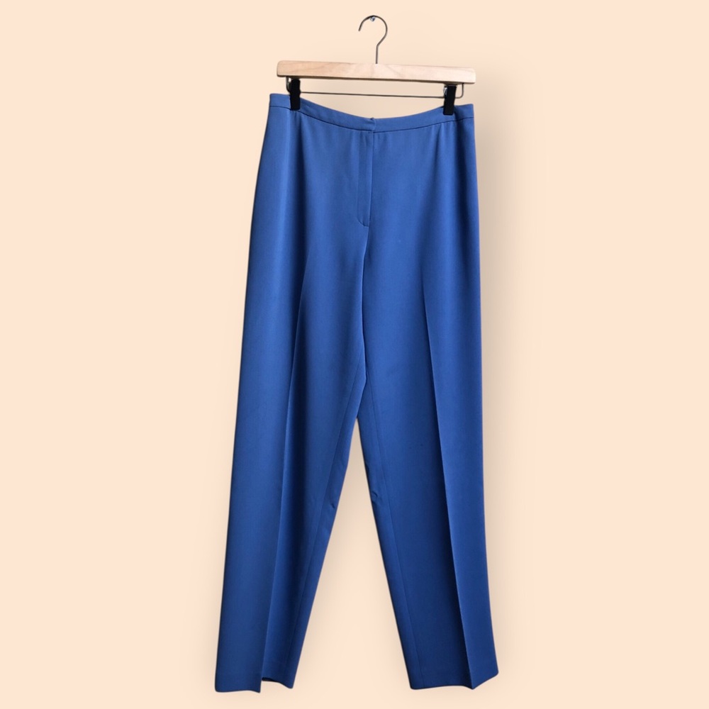 Vintage 90s Jones New York Blue Trouser Pants Work Career High Rise Women 10